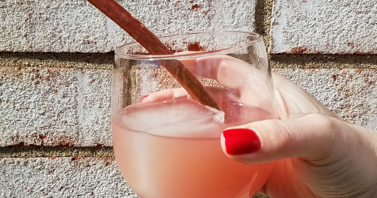Rhubarb Vodka Cocktail
