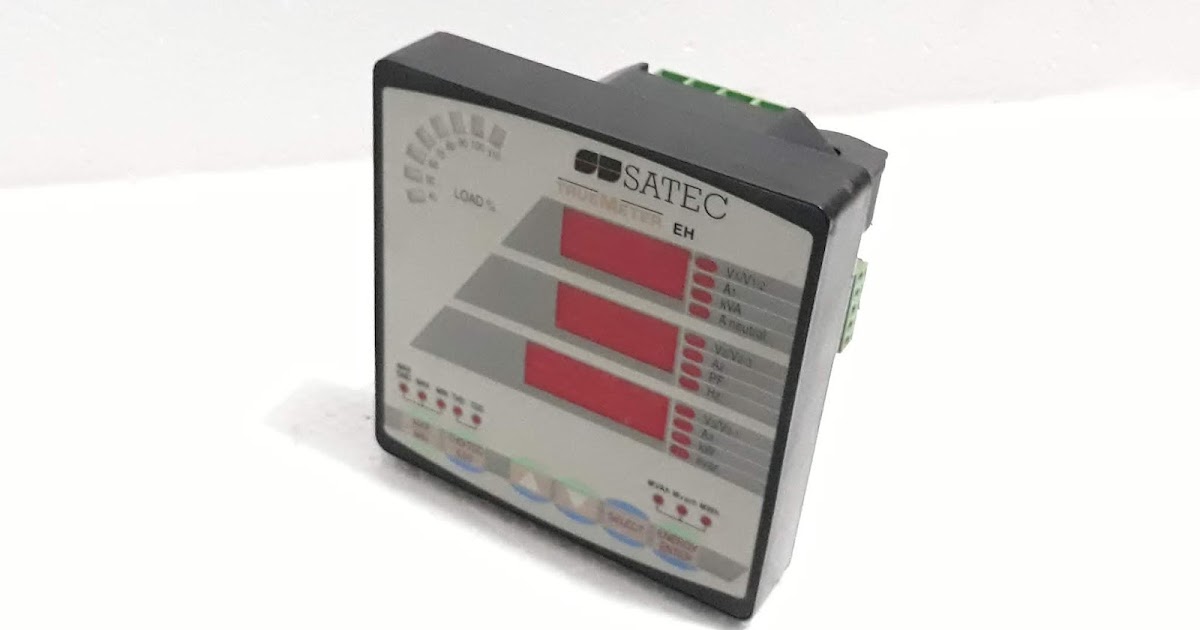 SATEC TRUE METER EH 3 PHASE MULTI FUNCTIONAL POWER INDICATOR