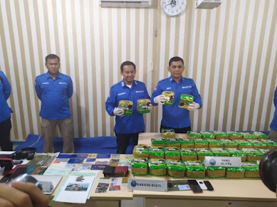 BNN Lampung Amankan 40 Paket Sabu di Parkiran RS Abdul Muluk