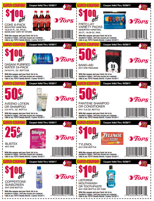 WNY Deals And To Dos Tops Markets New Store Coupons With Long 