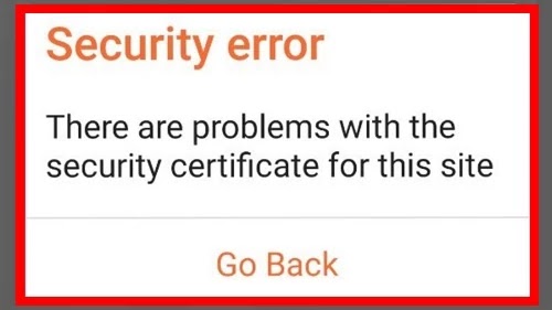How To Fix Messenger Security Error There Are Problems With The Security Certificate For This Site Problem Solved