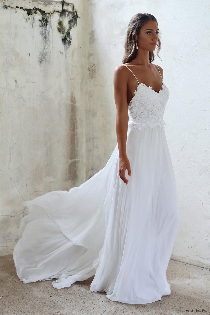 Vestido blanco playero
