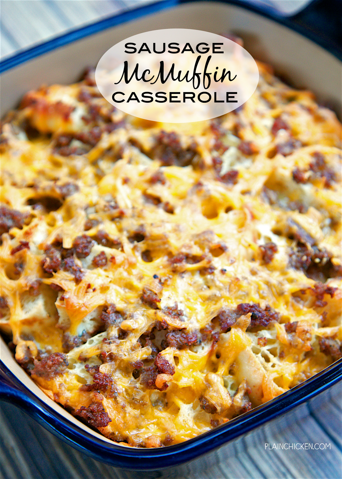 Sausage McMuffin Casserole Plain Chicken