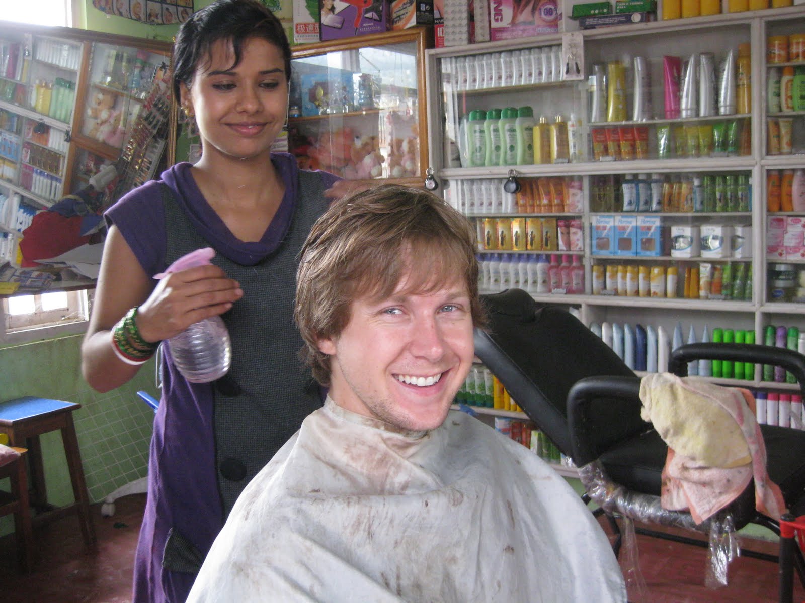 Nepal Nepali haircut!