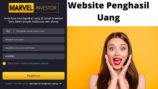 Marvelinvestor  Website Untuk Mengahasilkan Uang Dari Terbaru