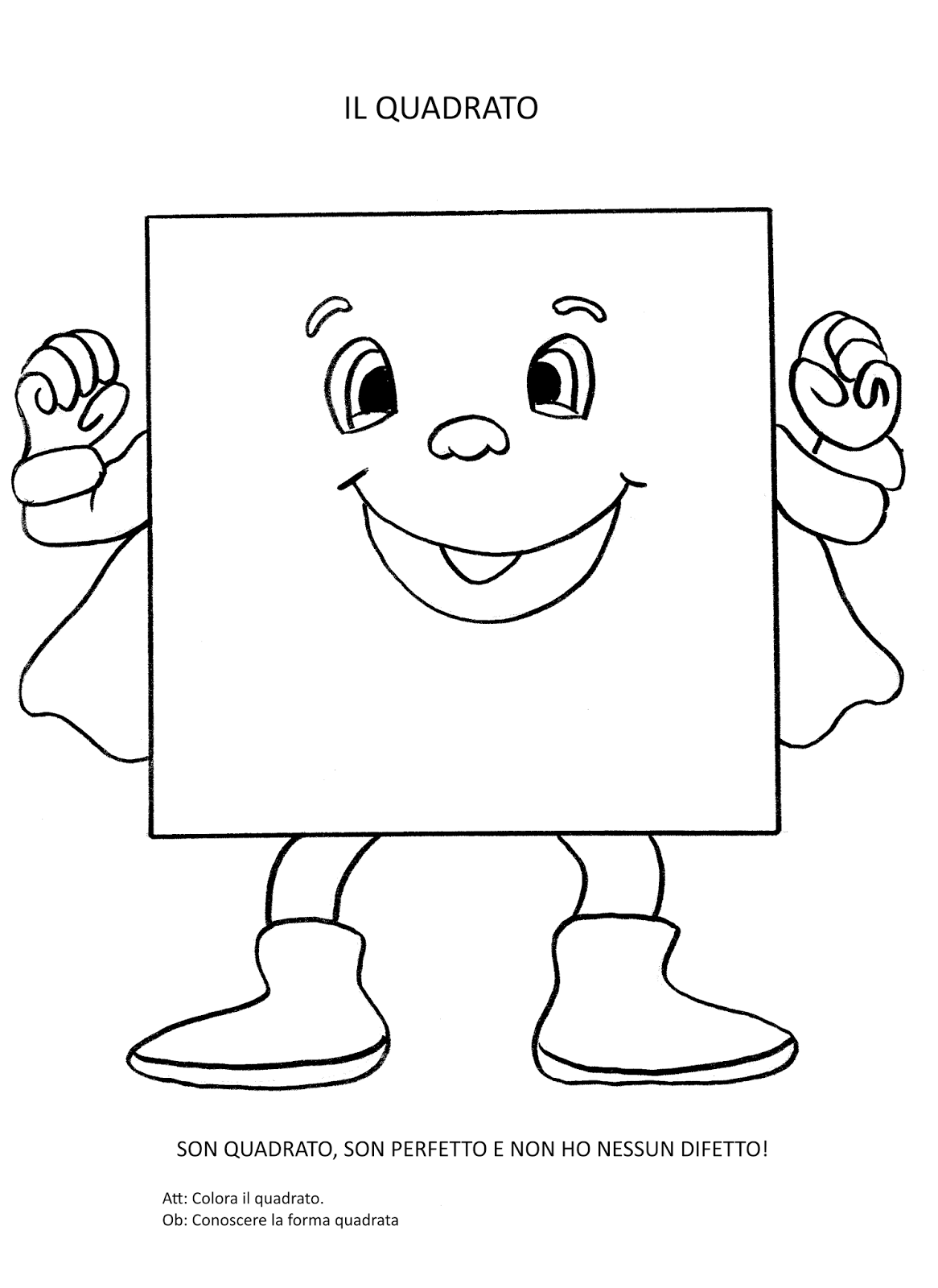 Forme Geometriche Da Colorare Per Bambini