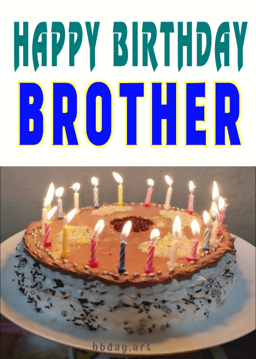 Happy Birthday BROTHER gif