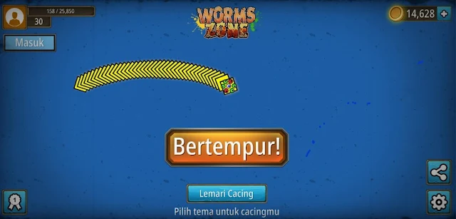 Worms Zone" game cacing yang lagi viral & bikin ketagihan