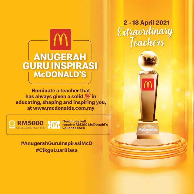 Celebrating extraordinary, everyday heroes: Anugerah Guru Inspirasi McDonald’s returns for the 5th year to pay tribute to inspiring teachers