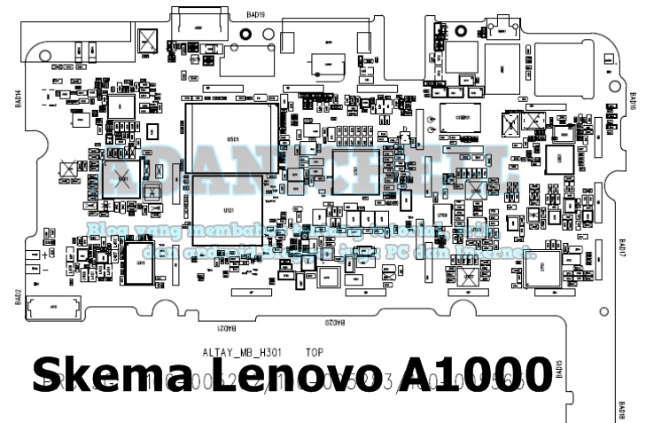 Lenovo A1000 Circuit Diagram