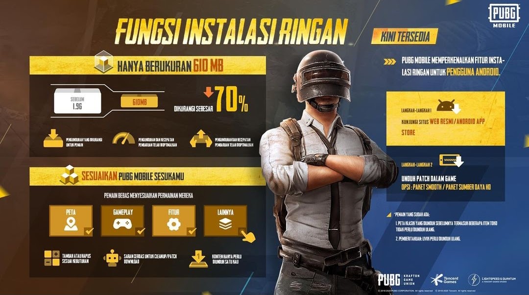 PUBG Mobile Lightweight Installation Function how to download