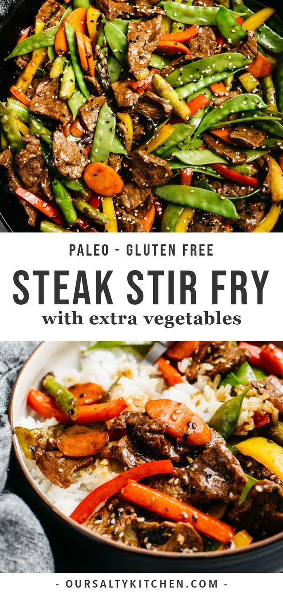 Mostly Veggie Steak Stir Fry - Greates Food