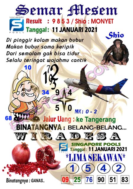 21 Syair sgp45 senin