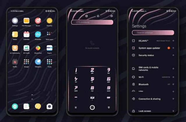 Download Tema MIUI 12 Mtz Dark Full Pack