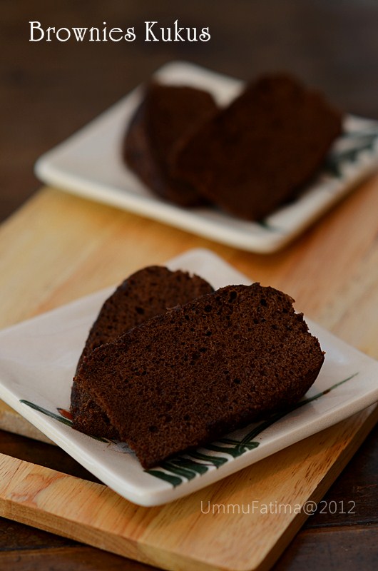 Simply Cooking and Baking... Brownies Kukus, Gluten Free and No Food