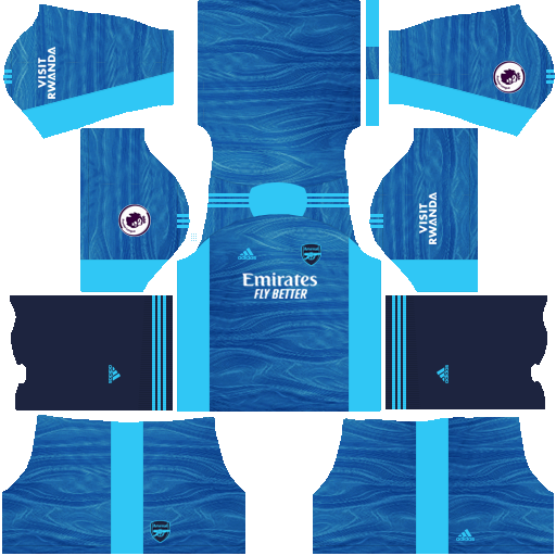 Arsenal 2022 DLS21 Dream League Soccer FTS 2021 Kits Forma ve Logo