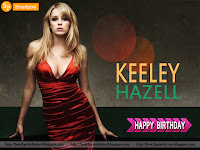 actress keeley hazell pics for her 35th birthday celebration [red skirt]