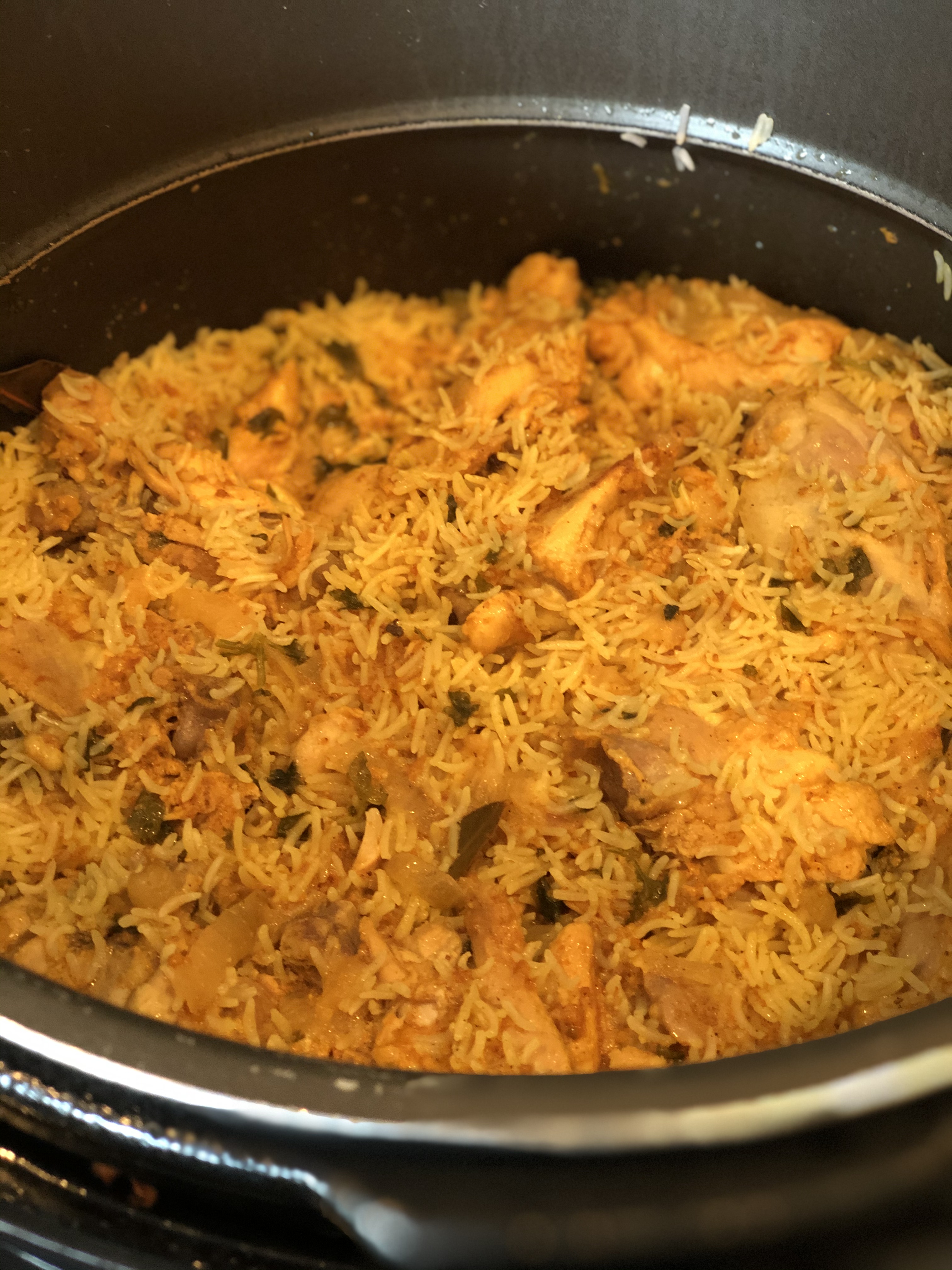 Pressure Cooker Chicken Biryani