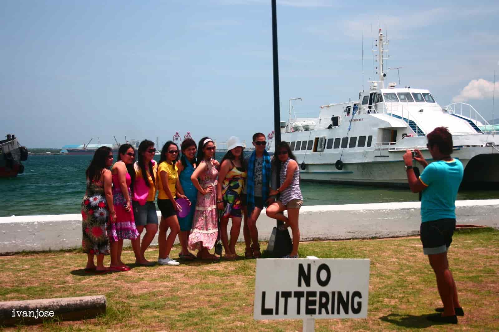 Grande Island Resort Photo session while we were waiting to board the ferry on the way to Grande Island Resort