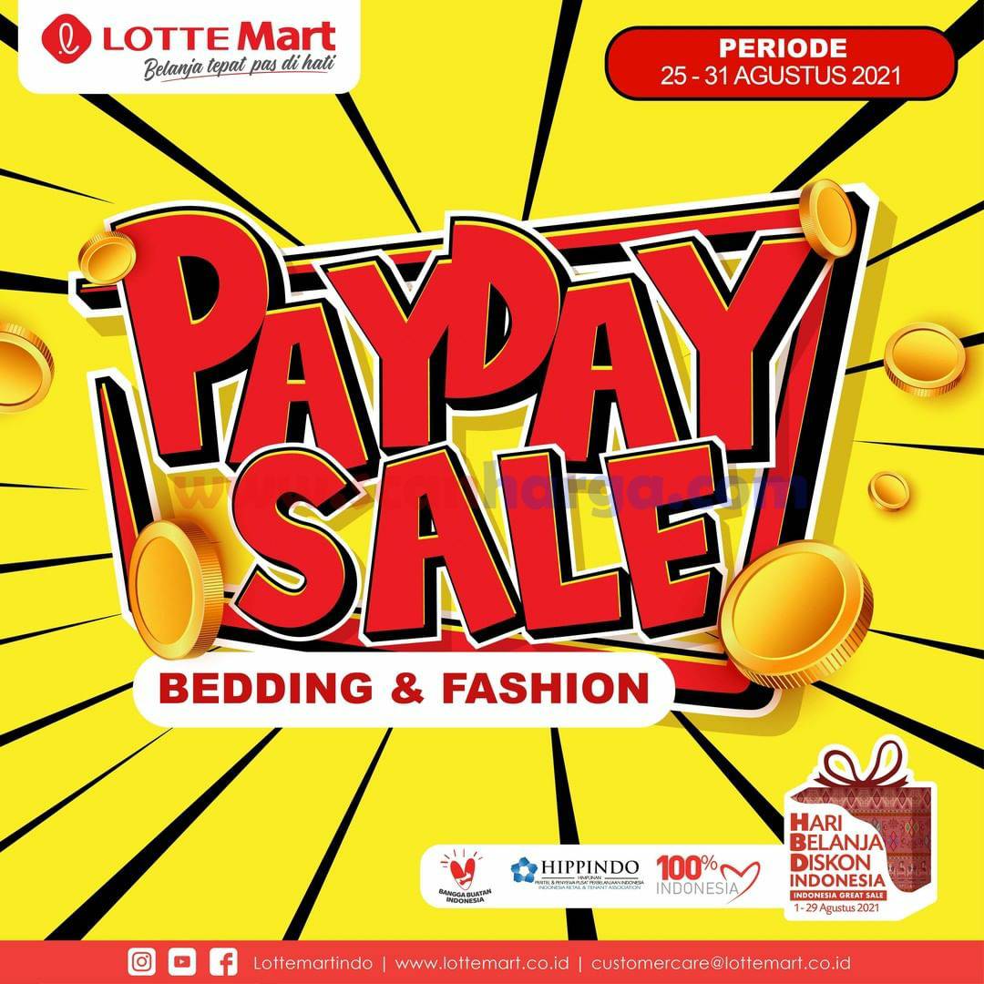 LOTTEMART PAYDAY SALE Promo GAJIAN Periode 25-31 Agustus 2021