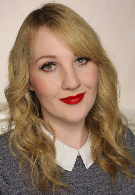 L'Oreal Lip Paint Lacquer - Red Fiction Swatches & Review