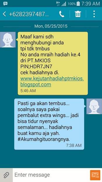 Balasan Kocak SMS Penipuan Balasan Kocak SMS Penipuan