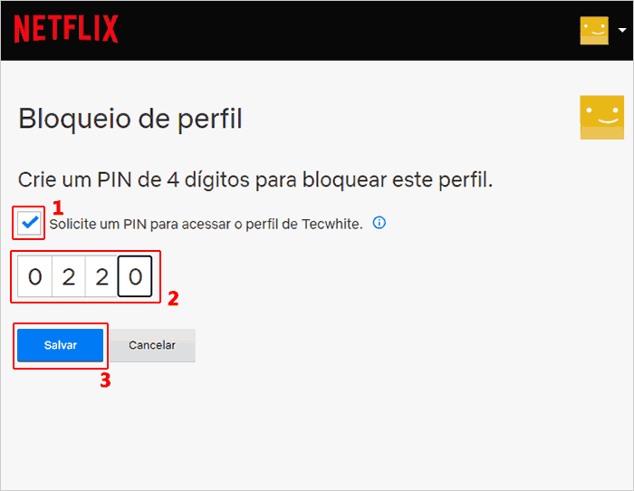 Como colocar senha na Netflix e bloquear o acesso ao seu perfil