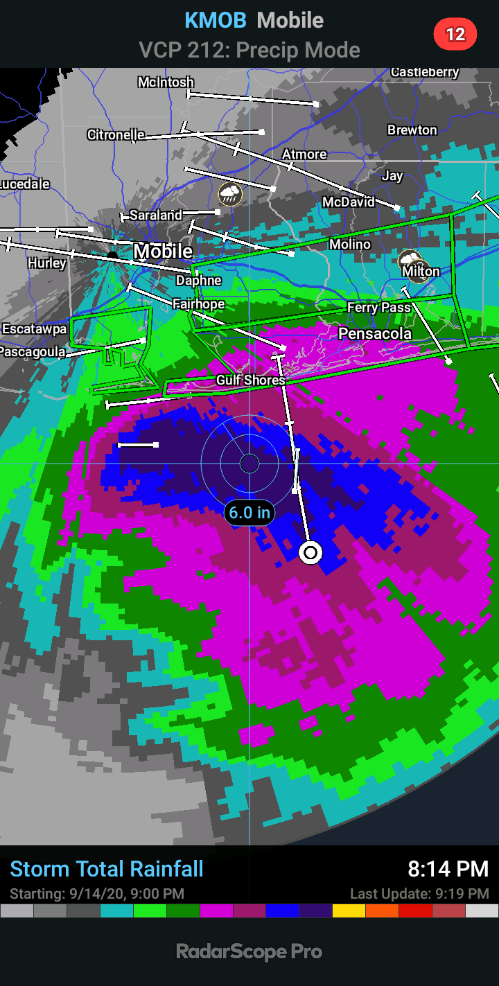 Ralph's Tropical WeatherRTW VELOSITY RADAR AN HOUR AGO SHOW 90104