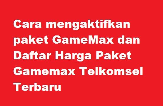 Dial game max telkomsel