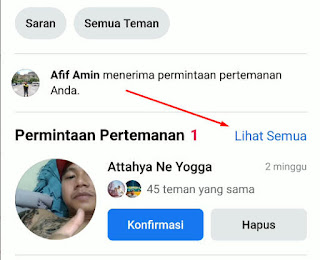 Cara Membatalkan Permintaan Pertemanan Facebook