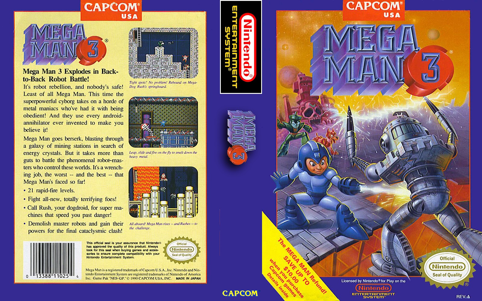 C de Ação Games: [AÇÃO GAMES 001] MEGA MAN 3 (NES, 1990)