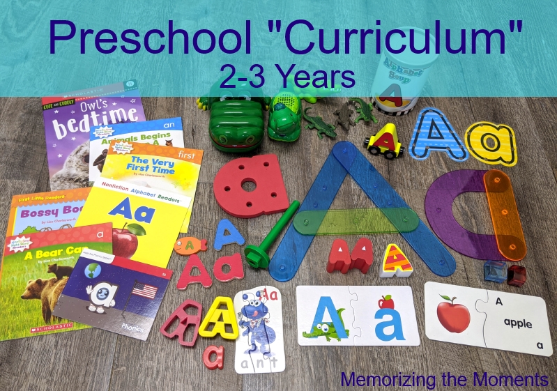 Memorizing the Moments: Homeschool Preschool "Curriculum"