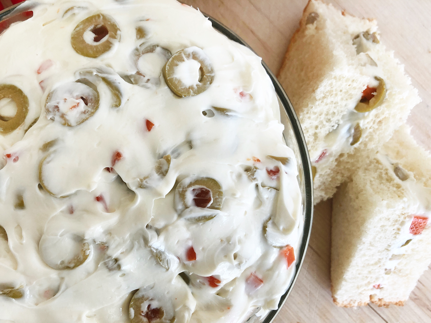 Southern Mom Loves Savory Cream Cheese & Olive Spread