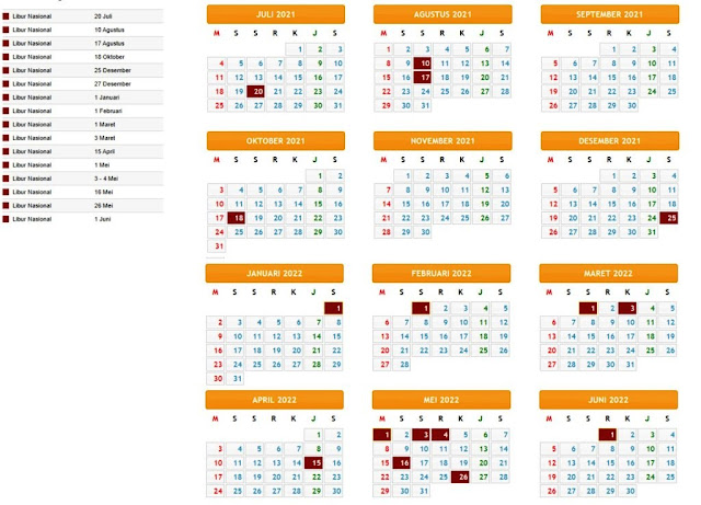 Terbaru Kalender Pendidikan Tahun Pelajaran 2021/2022 Terbaru Kalender Pendidikan Tahun Pelajaran 2021/2022