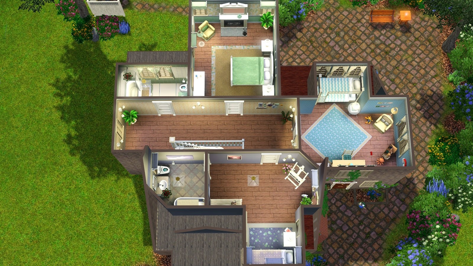 My Sims 3 Blog Garden Cottage by Ruth Kay