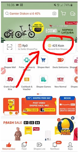 Cara Menggunakan Koin Shopee Bajuyuli Blog