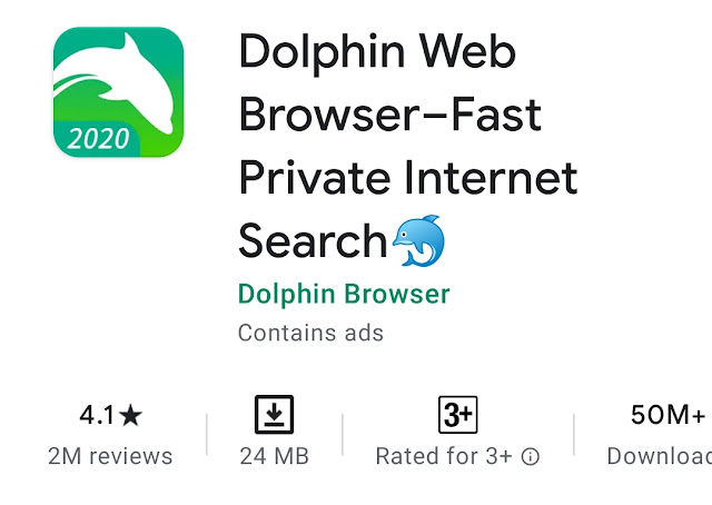 Dolphin Web Browser in hindi