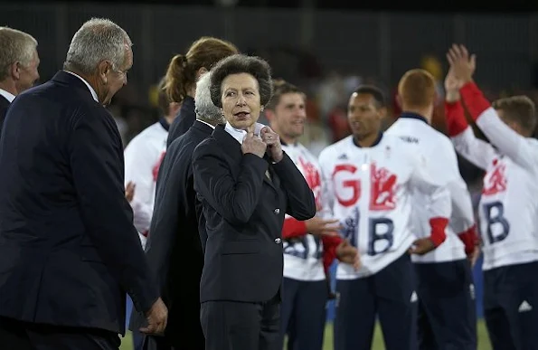 Princess Anne attended the medal ceremony for the Men's Rugby Sevens