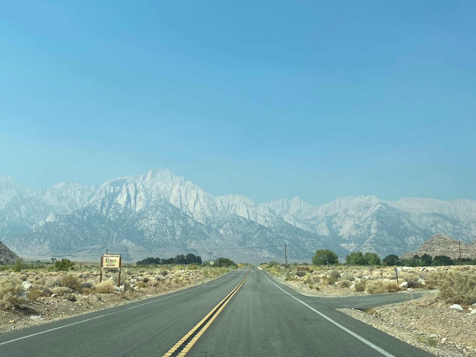 Horseshoe Meadows Road; former California State Route 190 and the