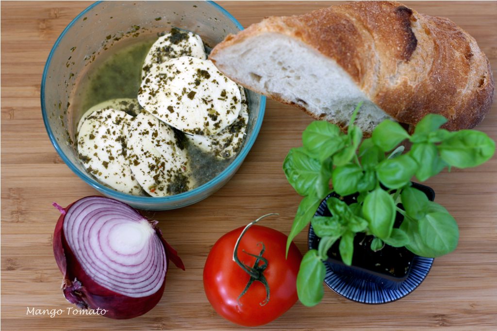 Mango & Tomato: Calphalon Panini Grill: Caprese Panini