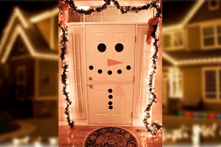 Snowman Door