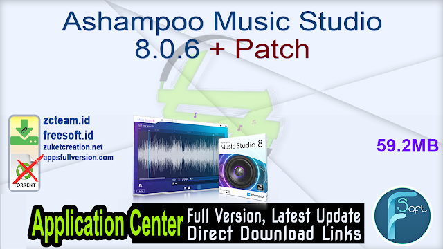 Ashampoo Music Studio 8.0.6 + Patch_ ZcTeam.id