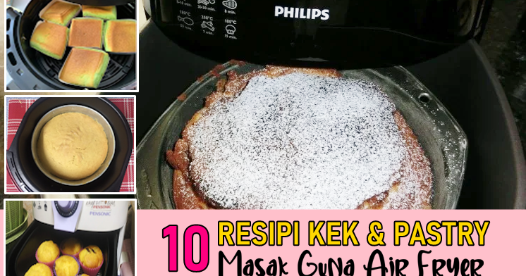 Air fryer milo kek Resepi Air