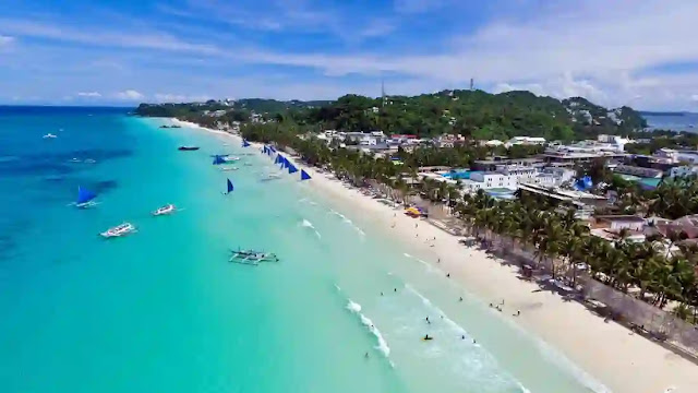 Boracay Island Boracay Island is considered the beach capital of the Philippines because there are more than 12 beaches. This tiny island in the west Visayas region is ideal for beach-goers who are after simple relaxation in the sun or water activities. White Beach, on the west side of the island, is one of the best beaches in the Philippines.