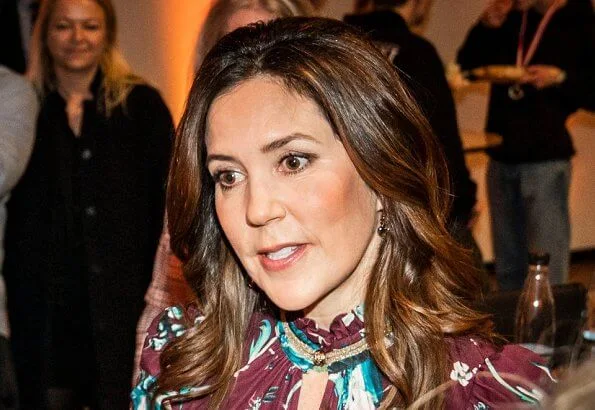 Crown Princess Mary of Denmark attended Media Contest 2020 (Mediekonkurrencen) awards ceremony at JP/Politikens Hus