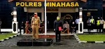 Giat Operasi Lilin 2020 Polres Minahasa di awali Apel yang di pimpin Bupati Minahasa ROR