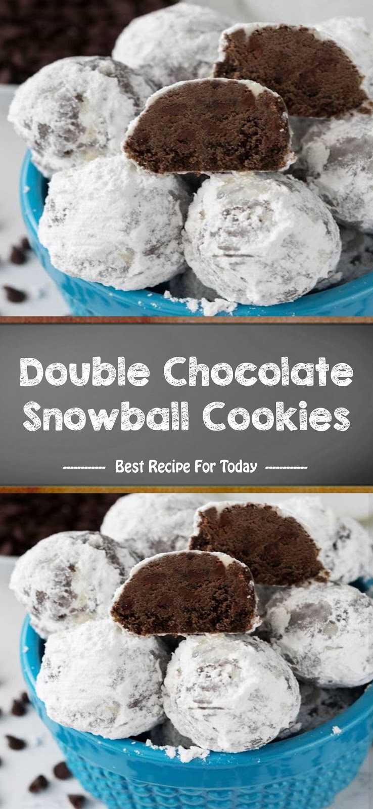Double Chocolate Snowball Cookies Instant Recipe