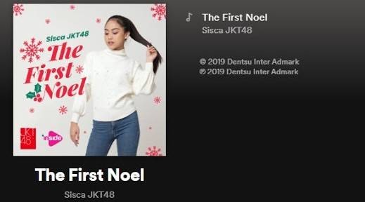 sisca jkt48 the first noel mv spotify.jpg