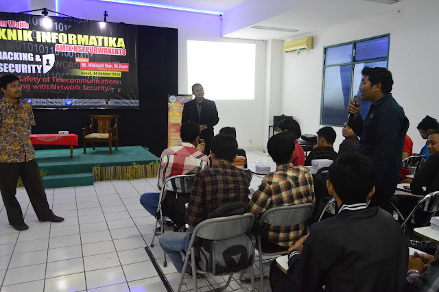 BSI Purwokerto Adakan Seminar Hacking and Security