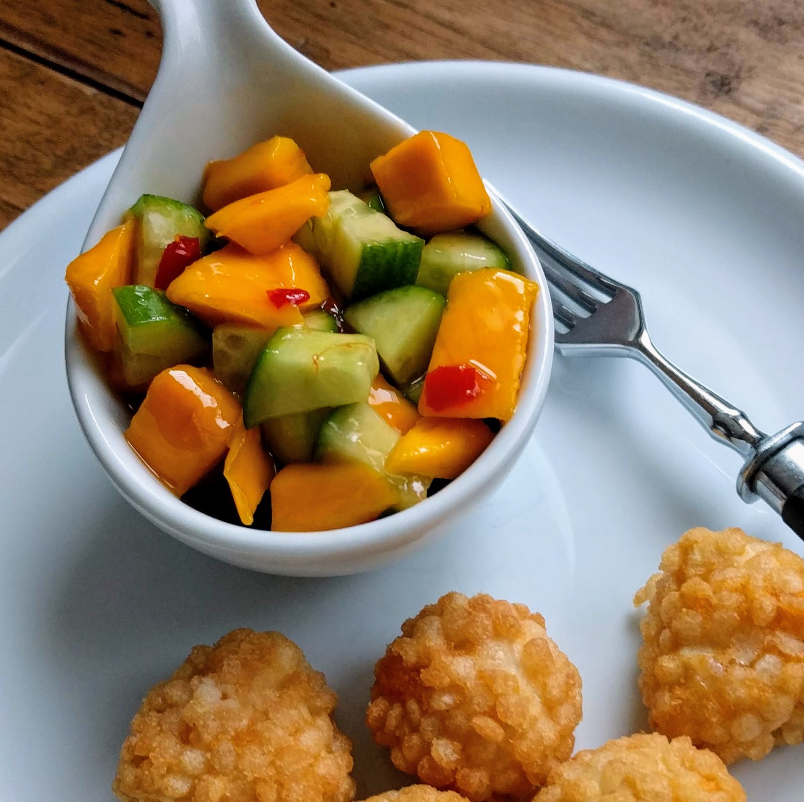 - Gurken-Mango-Salat - Gurken-Mango-Salat